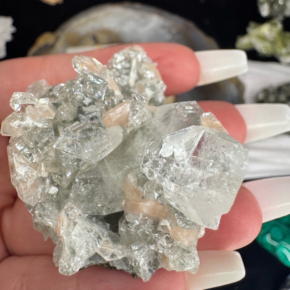 Stunning Zeolite Cluster | Stilbite & Apophyllite | High Grade Raw Crystal India - Picture 4 of 8